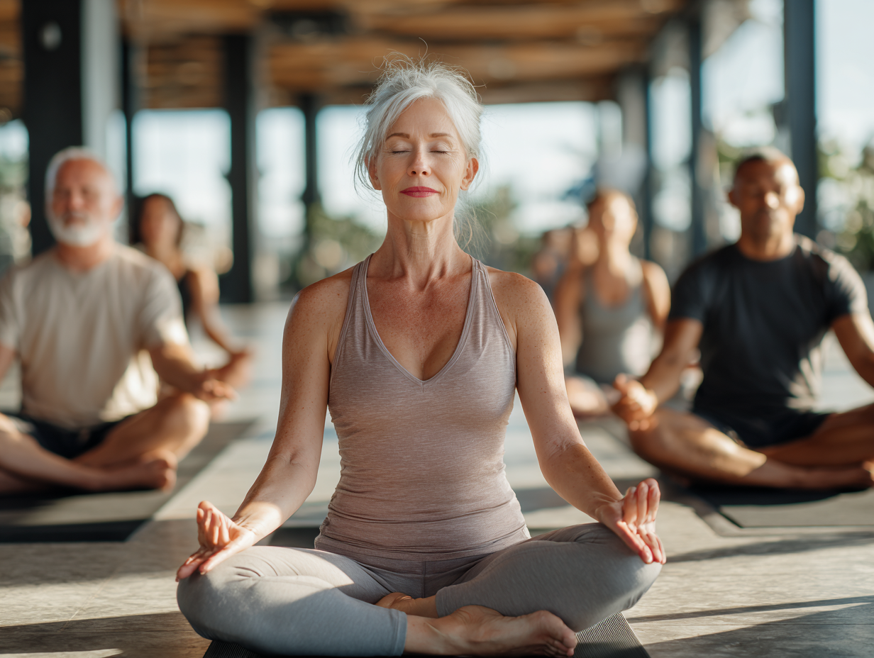 Йога практика на природі